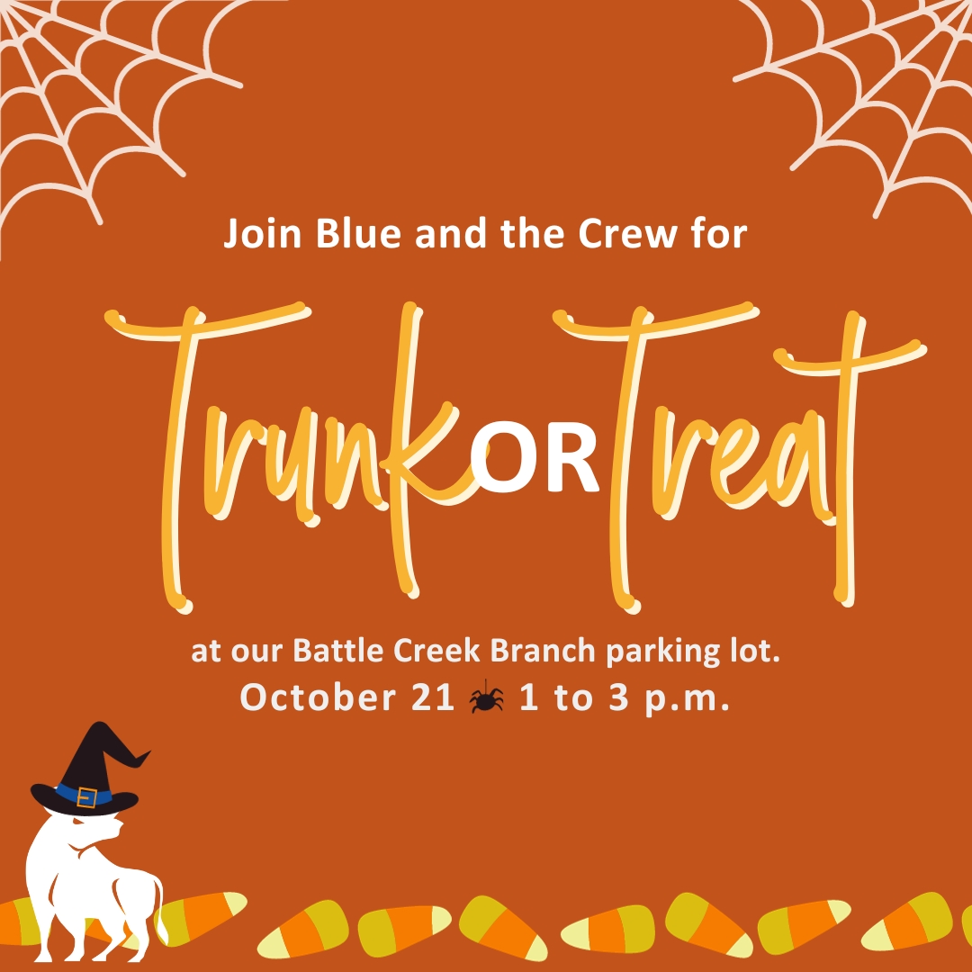 Join us for our 3rd Annual Trunk or Treat! - BlueOx Credit Union